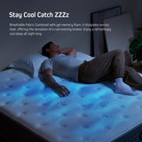 COMFBOX King Size Mattress 14 Inch ， Hybrid King Mattress in a Box, Medium Firm Mattresses with Memory Foam & Pocket Springs, Pressure Relief, Cool Fresh Sleep, Enhanced Edge Support COMFBOX