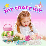 Hasviey Terrarium Kit for Kids, Light Up Unicorn Toys for Girls 6-8, DIY Kids Arts and Crafts Kit with Remote Control, Preschool Learning & Education Science Kits & Toys, Gift Ideas for Birthday Xmas Hasviey