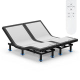 OTDMEL Split King Adjustable Bed Frame with Adjustable Legs, Electric Bed Base Frame with Wireless Remote, Zero Gravity & Anti-Snore, Split King OTDMEL