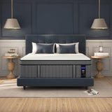 DIFAME King Size Mattress, Upgrade Strengthen 14 Inch Hybrid King Mattress in a Box,Mattress King Size with Memory Foam and Independent Pocket Spring,Medium Firm,Edge Support,Motion Isolation DIFAME