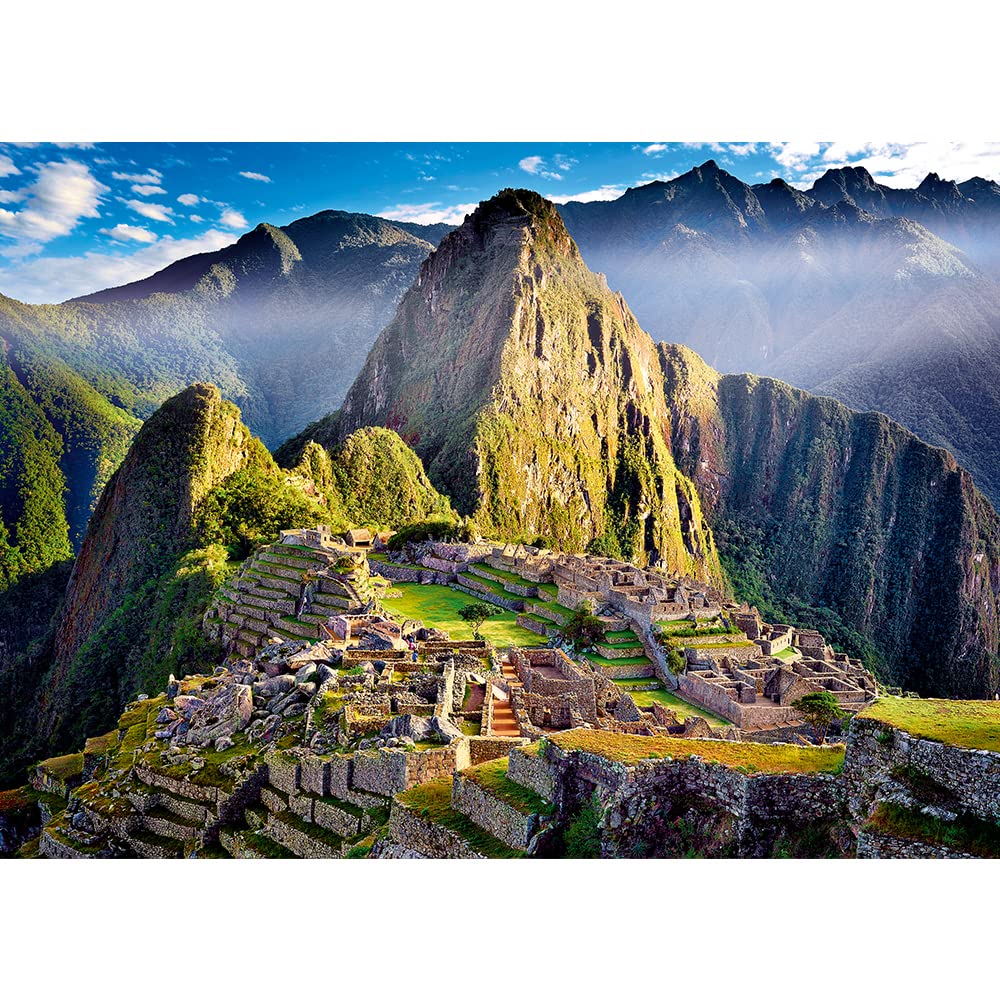Trefl Historic Sanctuary of Machu Picchu 500 Piece Jigsaw Puzzle Red 19"x13" Print, DIY Puzzle, Creative Fun, Classic Puzzle for Adults and Children from 10 Years Old Trefl