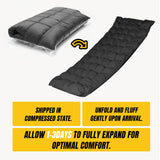 YELLOW JACKET Folding Camping Cot for Adults,600LBS Max Load,28" Wide Sleeping Cot with Removable Thick Mattress Portable Foldable Camping Bed with Carry Bag for Camp,Home,Office,Travel,Black YELLOW JACKET