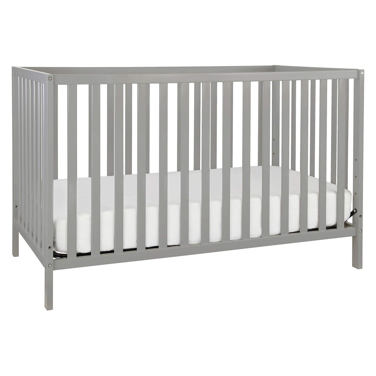 DaVinci Union 4-in-1 Convertible Crib in Grey, Greenguard Gold Certified - WoodArtSupply