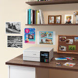 Epson EcoTank Photo ET-8500 Wireless Color All-in-One Supertank Printer with Scanner, Copier, Ethernet and 4.3-inch Color Touchscreen, White, Large Epson