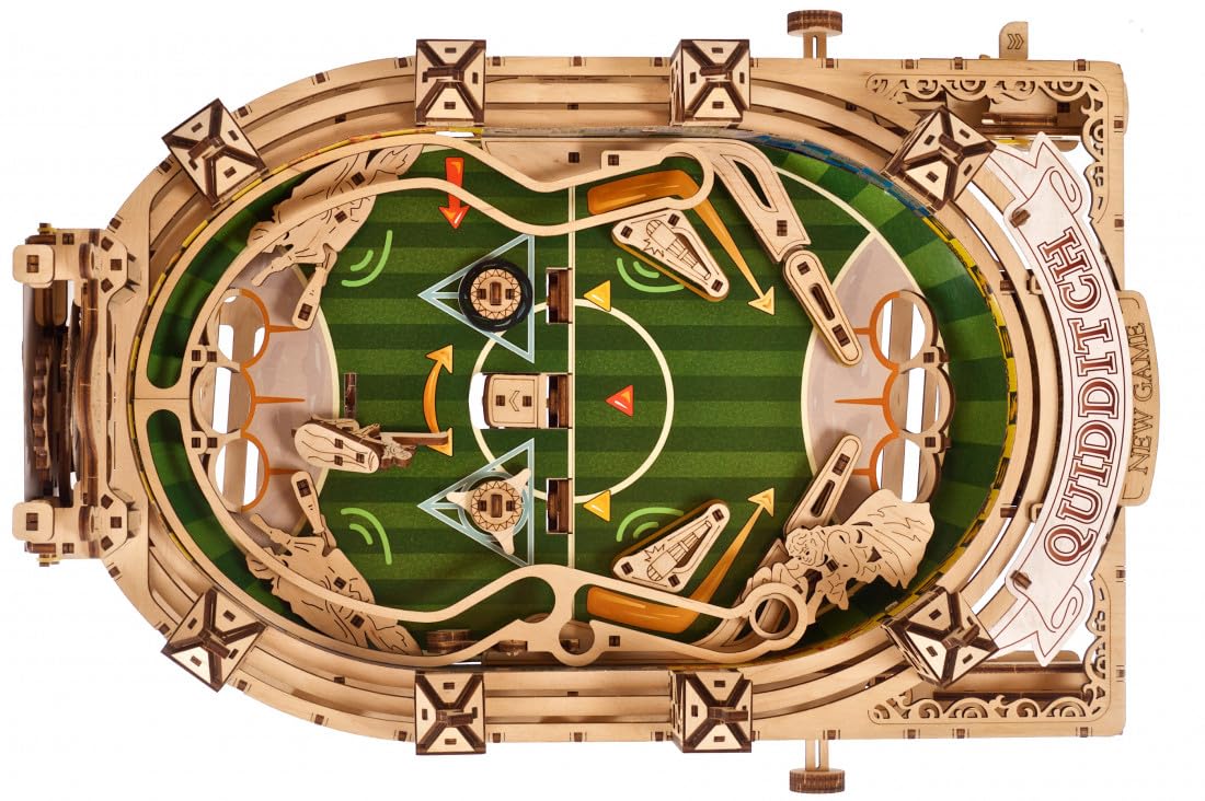 Mechanical UGEARS Wooden 3D Puzzle Model Quidditch Pinball Model kit Construction Set Generic