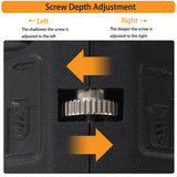 Kurras Drywall Screw Gun Automatic Chain Nail Gun Adapter,Auto Feed Screw Gun Collated Screw Gun Attachment Automatic Electric Drill Screw For Gypsum Board/Partition Wall/Wood Board/Ceiling kurras