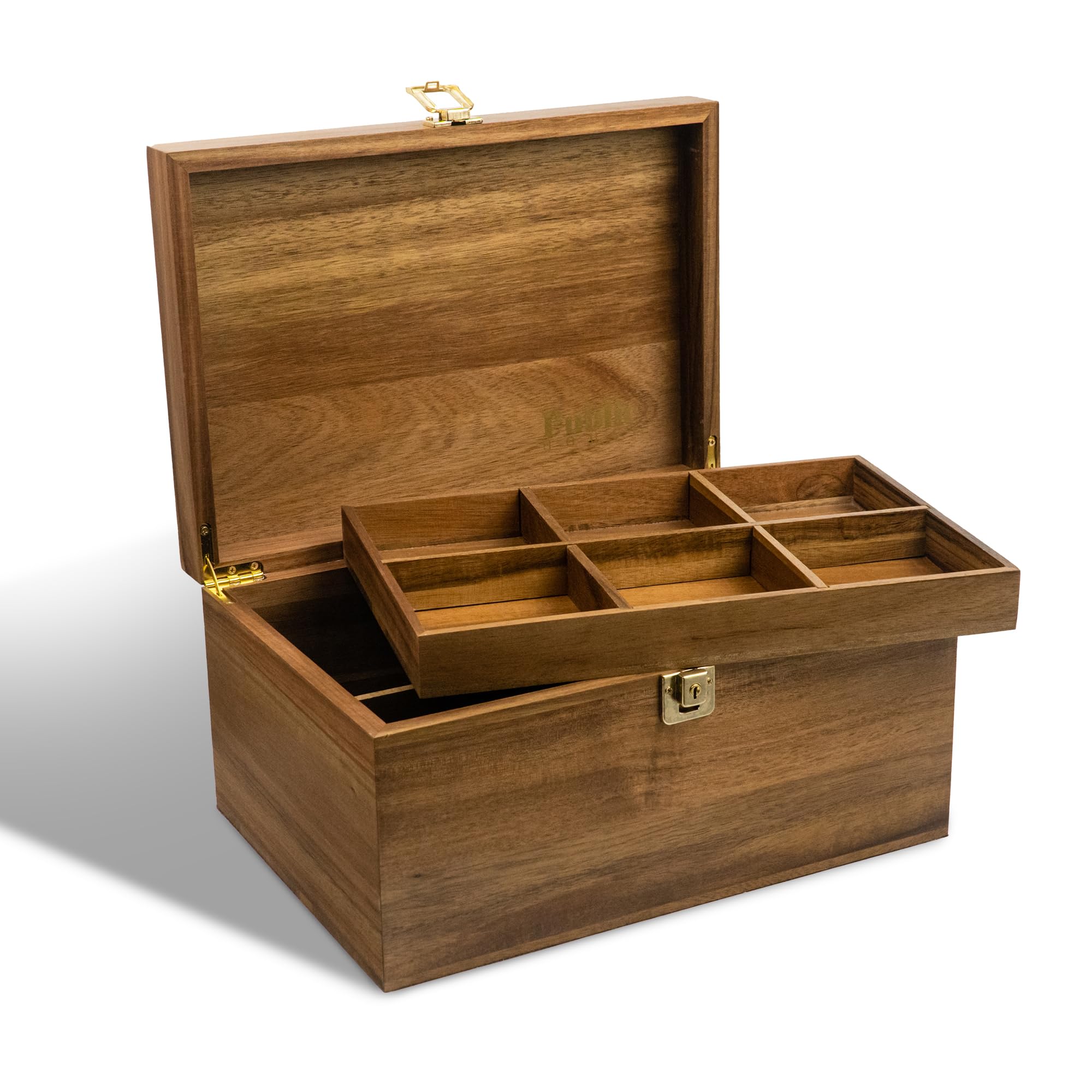 Public House Locking Wooden Keepsake Box