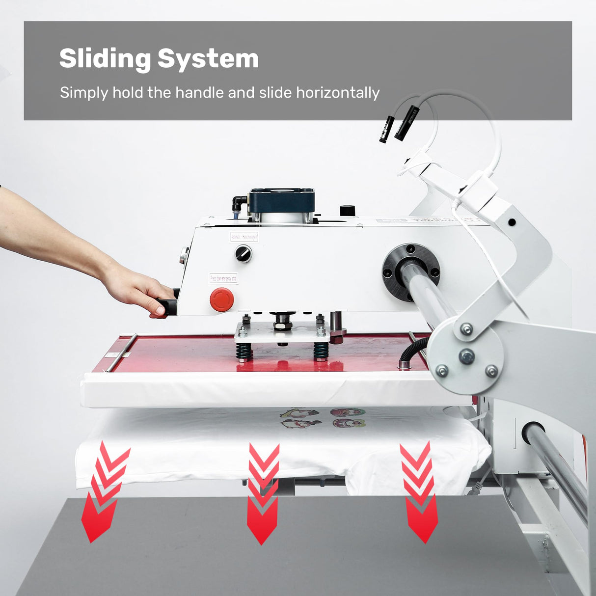 InkSonic Dual Platen 16x24 Heat Press Machine with Pneumatic Sliding System, Automatic Pressing, Auto Press for Sublimation & DTF on Shirts and Fabrics INKSONIC