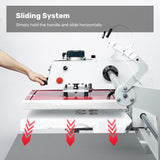 InkSonic 16x24 Dual Platen Heat Press Machine with Pneumatic Sliding System, Automatic Pressing, Auto Press for Sublimation & DTF on Shirts and Fabrics INKSONIC