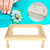 Embroidery Frame Stand Beech Wood Scroll Quilt Holder for Stitching Sewing Craft, Glossy and Size for Adults and Children Asixxsix