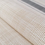 YOSICHY Table Mats Set of 6 Crossweave Woven Vinyl Placemats Heat Resistant Non-Slip Kitchen Placemats for Dining Table Washable Easy to Clean(Grey) YOSICHY