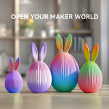 250g Rainbow PLA Filament 1.75mm Bundle, SUNLU 3D Printer Filament Neatly Wound, Fast Color Change Each 8 Meters, 250g Spool, 4 Rolls, Rainbow 01-04 YOOPAI