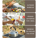 ortable Charcoal Grill - Compact and Lightweight BBQ Grill, Easy Assembly, Ideal for Camping, Tailgating, and Outdoor Cooking - Fits 2-4 People MRuanMeng