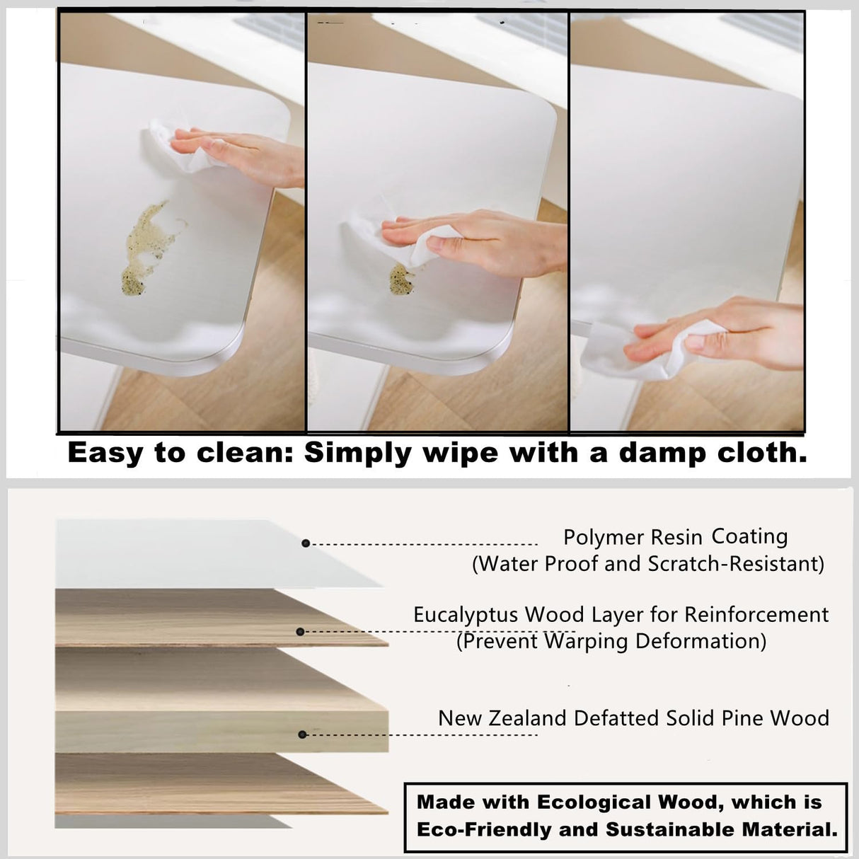 SHENGOCASE Modern Stylish 52.4 inches Tall Wooden Cat Tree Tower, Aesthetic Cat Condo Ladder with 5-Level Big Perch Platform Bed for Window Large Scratching Post SHENGOCASE