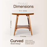 HOLANA 18" Acacia Wood Shower Benches for Inside Shower - Wooden Shower Stool Waterproof for Shaving Legs - Bench Seat with Storage Towel Shelf for Bathroom - Tub Bench Chair Spa Bath (Acacia) HOLANA