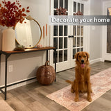 Tigerden Industrial 33" Narrow Console Table, Sofa Table for Entryway, Couch Table, Entrance Side Table for Hallway, Living Room, Foyer, Corridor, Bedroom, Rustic Brown and Black Tigerden