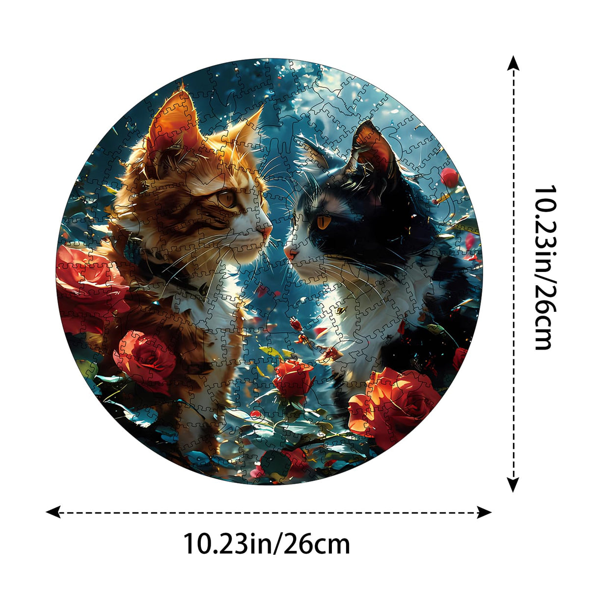 Wooden Puzzle for Adults, 200 Piece Irregular Animal Shaped Wooden Jigsaw Puzzles, Unique Puzzles for Adults, Creative Gift for Teenagers and Adults WHJSG