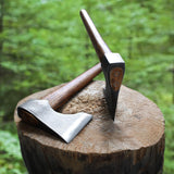 THRWCLUB Competition Throwing Axe, 2 Pack 16.5" Throwing Axes with 1065 High Carbon Steel & Wooden Handle, Perfect for Axe Throwing Game, Competition and Recreation, Gift for Men THRWCLUB