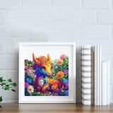 Qiuenisray Wooden Jigsaw Puzzles 500 pieces-Dragon,Medium,16.3x16.5in,Royal,Wooden Puzzles for Adults,Unique Shape Animal Adult Puzzles,Irregular Wood Puzzles Best Gift for Adults and Kids Family Game Qiuenisray