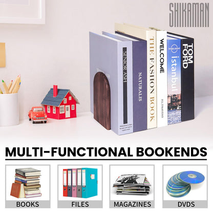 Book Ends,Bookends Wood Book Ends Universal Economy Bookend (1, Medium)