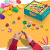 Ixiaoyoo Air Dry Clay - 78 Colors Magic Modeling Clay for Kids, Safe & Non-Toxic, Modelling Toys Kit with Sculpting Tools, School Art & Craft Project, Birthday Christmas Gift for Age 3-12 Boys & Girls Ixiaoyoo