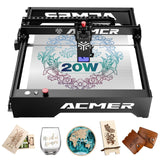 P1 Laser Engraver, 20W Output Laser Cutter, 130W Laser Engraving Machine, DIY CNC Laser Cutter and Engraver Machine for Wood, Metal, Acrylic, Leather etc. ACMER
