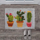 Tapestry Kits Latch Hook Rug Kits Carpet Embroidery Latch Hook Rug Needlework Button Package DIY Rugs Hook Rug Point Rug Cactus HCDMRE
