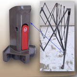 for Coleman 12' x 12,' 10' x 10', 13' x 13' Instant Canopy Gazebo Old Style Leg Slider Pole Bracket Connector Parts yinat