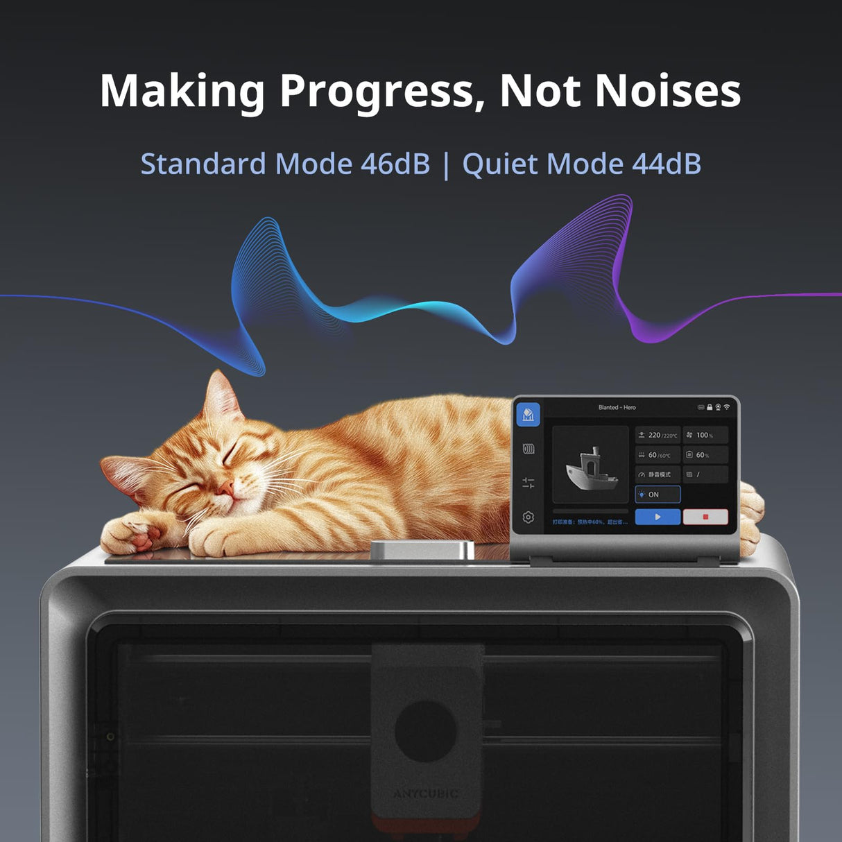 Anycubic Kobra S1 Combo Multicolor 3D Printer with Anycubic ACE PRO, 4 Multicolor, Drying and Printing at the Same Time, 600mm/s Fast Speed with 320℃ Hotend, Built-in Camera 44dB Quiet 250*250*250mm ANYCUBIC