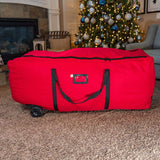 [Rolling Duffle Bag Tree Storage Bag] - Big Wheeled 9 Foot Christmas Tree Storage Bag for Artificial Trees up to 9 Feet Tall - Compression Straps to Secure Your Tree | EZ Roller by Santa's Bags Santa's Bags