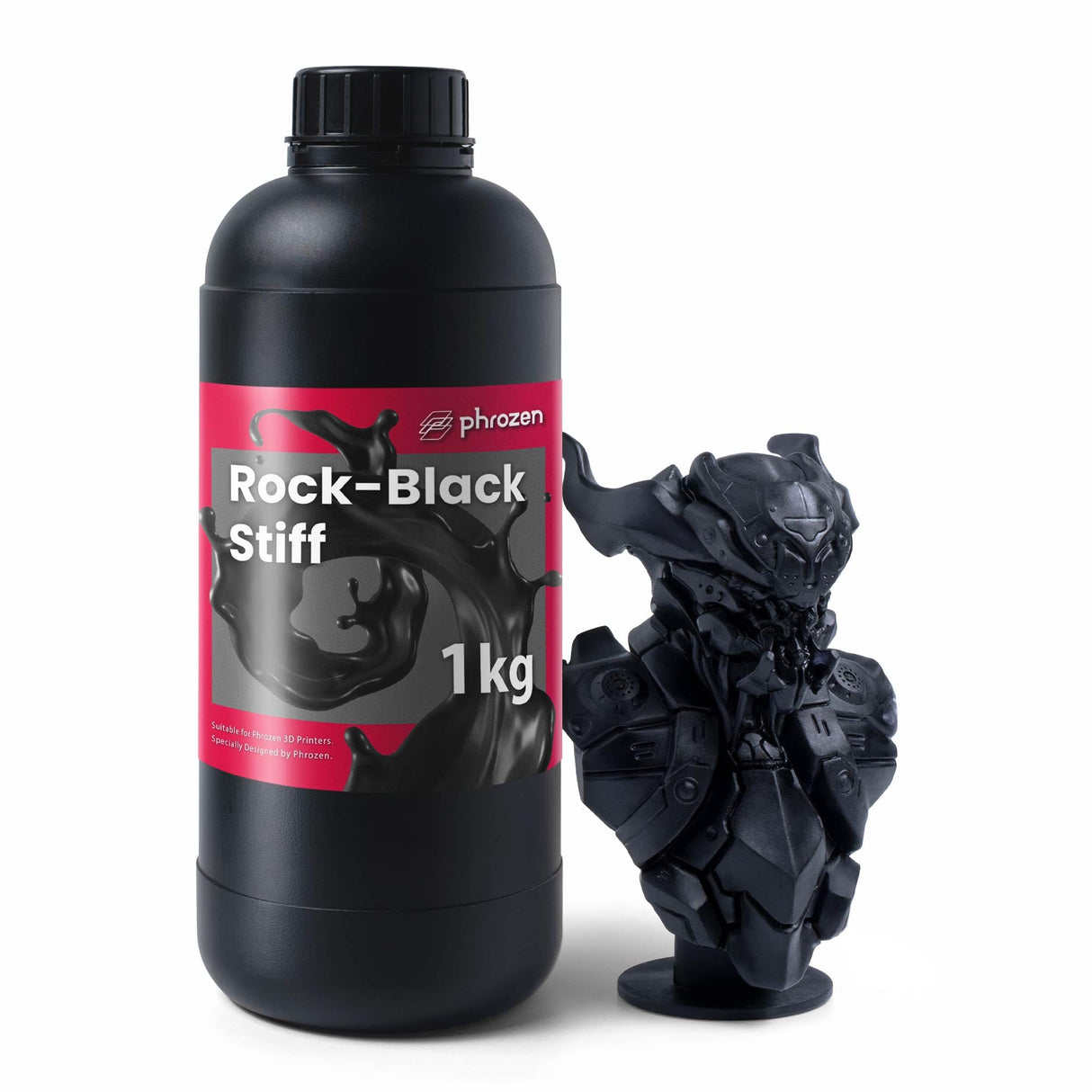 phrozen Rock-Black Stiff 3D Printing Resin (1KG) phrozen