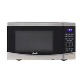 Avanti MT09V3S Microwave Oven 900-Watts Compact with 10 Power Levels and 6 Pre Cooking Settings, Speed Defrost, Electronic Control Panel and Glass Turntable, 0.9 cubic feet, Metallic Avanti