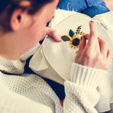 Caydo 3 Pieces 3 Sizes Square Embroidery Hoops Adjustable Circle Cross Stitch Hoop Embroidery Frames for Sewing, Needlework, DIY Embroidery Craft Caydo