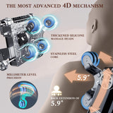 4D Massage Chair, Full Body Massage Chair, Zero Gravity Recliner w/Intelligent Voice Control, 53.14" SL Track, Electric Calfrest Extension, 12 Auto Modes, USB Type-C, Bluetooth Speaker, TFT Screen Mazzup