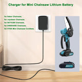 21V Battery Charger fit for Saker Mini Chainsaw, 18V 20V 21V Chain Saw Power Cord Adapter for 6Inch Mini Chain Saw Lithium Battery and Most Power Tool Power Supply. 69 Gonine