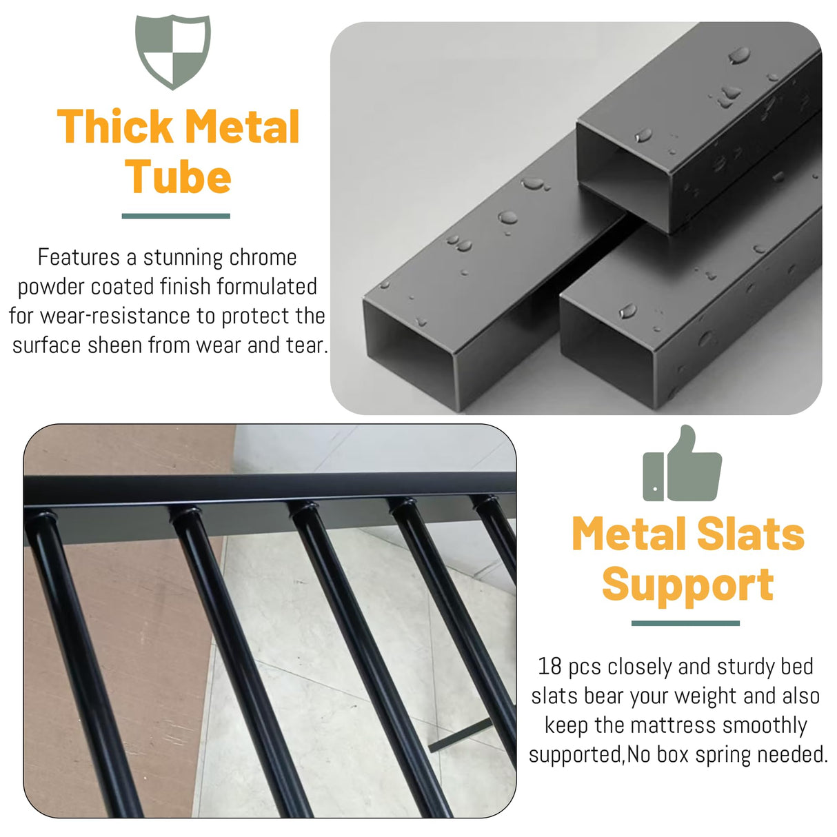 MoproBeti Full Size Loft Bed with Stairs, Metal Loft Beds Full with Storage Shelves, Adults Loft Bed with Wardrobe, Heavy Duty High Lofted Bed for Teens, No Box Spring Needed, No Noise, Black MoproBeti