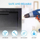 TROPOW 3.5 Cu.Ft Heavy Duty Drop Safe for Business With Digital Keypad, Depository Safe for Money with Drop Slot, 27" x 15.7"x 13.8", Office Safe Box for Money and Mail, Black TROPOW