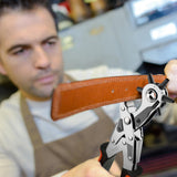 TOWOT Belt Hole Puncher Kit, Upgraded Version Leather Hole Punch for Belt, Saddles, Shoes, Fabric, DIY & Craft Projects, 6 Holes Heavy Duty Rotary Puncher, Easily Punches Perfect Round Holes TOWOT