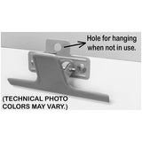 Acrimet White Clipboard Letter Size A4 (13” x 9 1/16”) Premium Metal Clip (Hardboard) (Silver Clip) (6 Pack) Acrimet