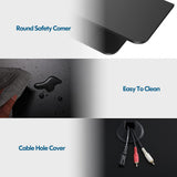 FITUEYES Floating Entertainment Center Wall Mounted Media Console TV Stand Component Shelf TV Wall Cabinet, Black FITUEYES