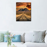 Native America Painting Route 66 USA Paint by Number Kits 16 x 20 inch Landmark Canvas DIY Natural Mountain Oil Painting for Kids Adults Beginner with Brushes and Acrylic Vintage Art(Without Frame） Tucocoo