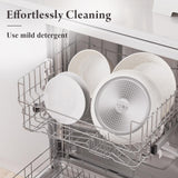 Bazova 19 Pcs Pots and Pans Set Non Stick Ceramic Cookware Set with Removable Handles, Non Toxic Induction Kitchen Cookware Sets RV Cookware,Dishwasher/Oven Safe PFAS/PTFE/PFOA Free Cream White bazova