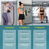 Sauna Rocket | 2-Person Full Body Sauna Bundle | in-Home Use for Relaxation, Recovery, and Wellness (Tent & Steamers) Sauna Rocket