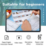 QMNNMA Needle Felting Kits for Beginners, Needle Felt Painting Kit, Wool Felting Kit with Picture Frame, Foam Pad, Felt Cloth, and Instructions, Used for Home Decoration, Art Craft QMNNMA