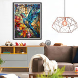 HITIRECOVI Paint by Numbers Kits for Adults,Hummingbird Paint by Numbers for Adults,Paint by Number Kits on Canvas,Home Wall Decor(16x20in) HITIRECOVI