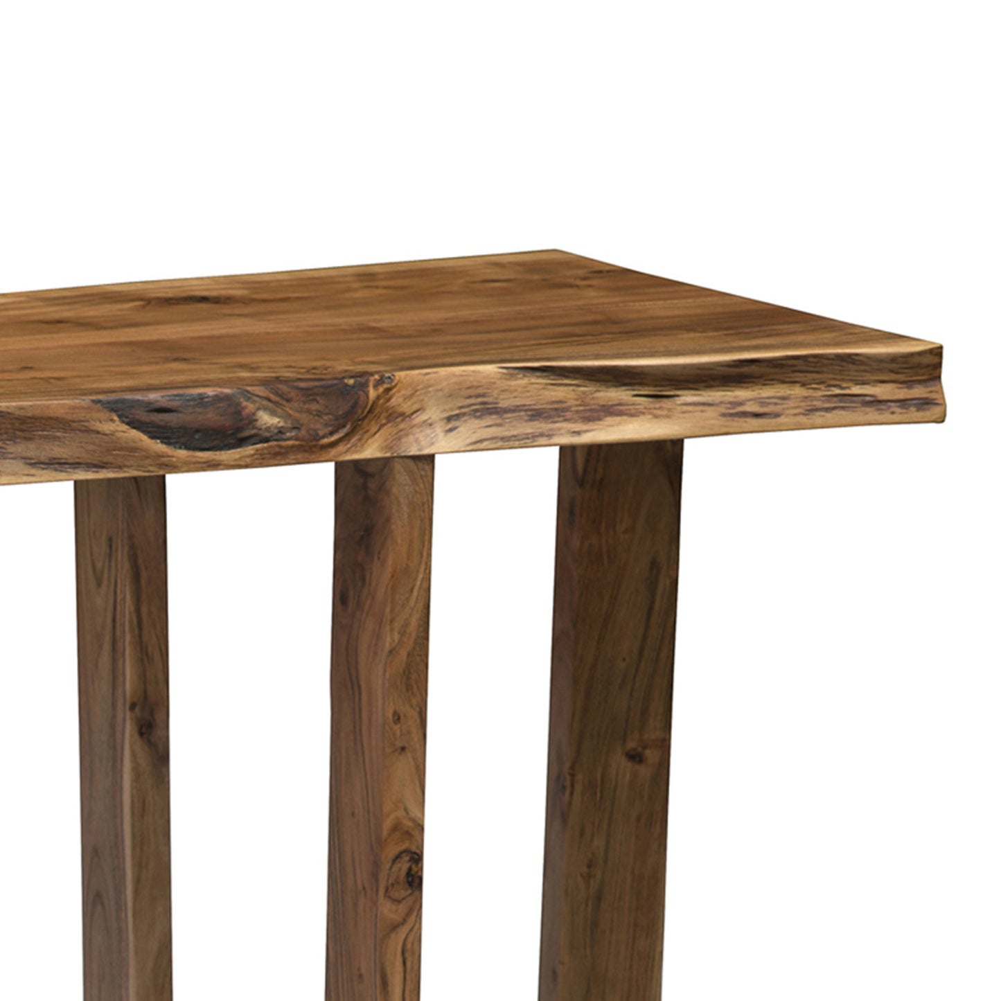 Alaterre Furniture Berkshire Media, Natural Console Table - WoodArtSupply