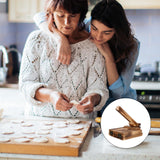 Amosfun Wooden Tortilla Press Maker Wooden Dough Presser Tool Large Roti Maker Dumpling Wrapper Mold for Homemade Tortilla, Roti,Taco,Dough Press Brown Amosfun