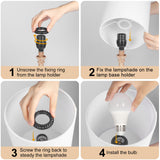 Dimmable Small Table Lamp, Bedside Lamps Touch Control for Bedrooms Nightstand with Wood Grain Base, Desk Lamp Night Light for Office Living Room, 9W 3000K LED Bulb Included Boncoo