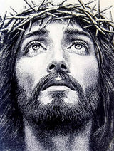 pigpigboss Jesus Diamond Painting by Numbers, 5D Full Diamond Art Painting Kits, Religious Jesus Diamond Painting Dots Arts Crafts for Adult Beginner Holiday Blessing (11.8 x 15.7 inches) pigpigboss