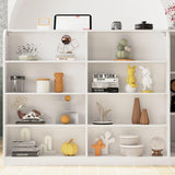 FAMAPY L-Shaped Reception Desk with 3 Drawers & Open Shelves, Retail Counter Front Desk Reception Counter with Cabinet, Countertop, for Shop Bar White 70.9”W x 47.2”D x 39.4”H FAMAPY